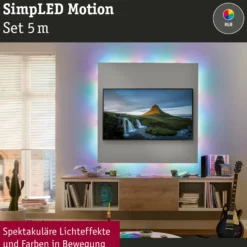 Set de tiras LED SimpLED Motion de Paulmann, 5m control remoto RGB