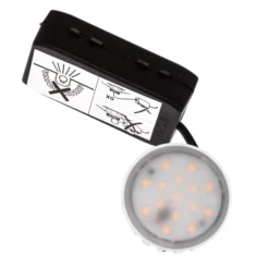 Set 3 lámparas LED empot. Coin Slim, blanco, IP23