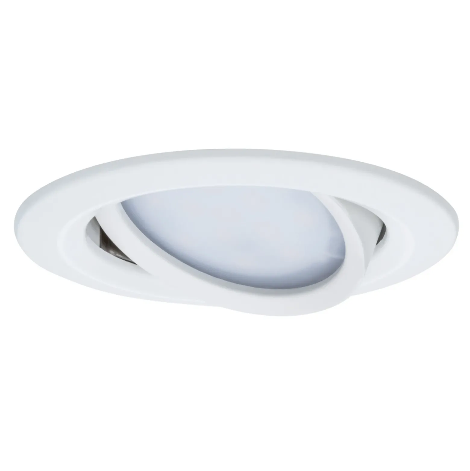 Set 3 lámparas LED empot. Coin Slim, blanco, IP23