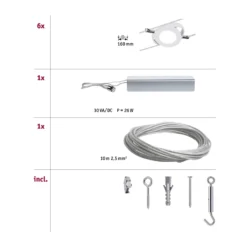 Sistema de cables MacRound de 6 llamas