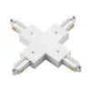 Sistema de rieles Lindby Linaro, GU10, 6 luces, blanco, forma de X