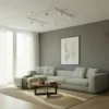 Sistema de rieles Lindby Linaro, GU10, 6 luces, blanco, forma de O