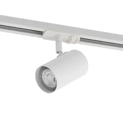 Sistema de rieles Lindby Linaro, GU10, 6 luces, blanco, forma de O