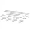 Sistema de rieles Lindby Linaro, GU10, 6 luces, blanco, forma de C