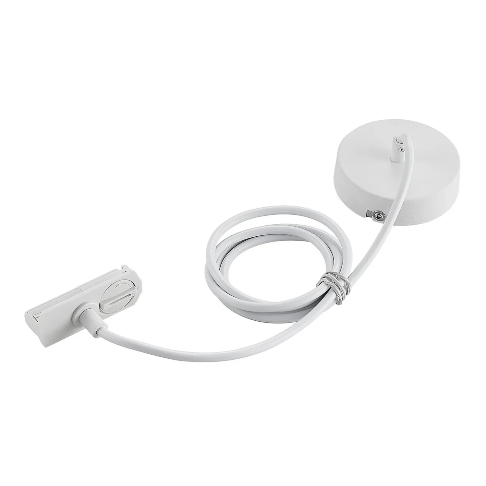 Sistema de rieles Lindby Linaro, GU10, 6 luces, blanco, forma de C