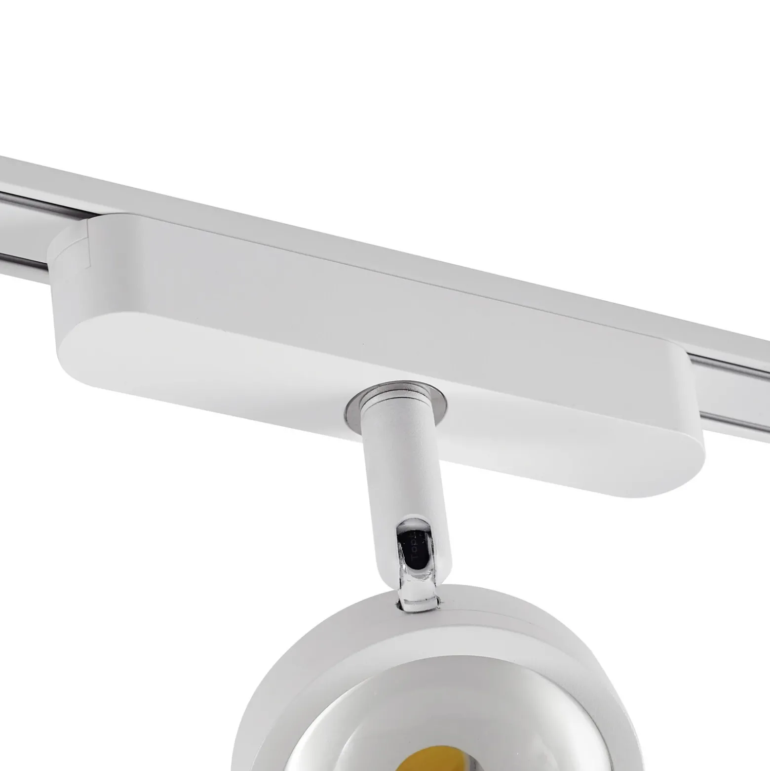 Sistema de rieles Lumaro de 48 V, focos, 5 luces, blanco, Ø 7 cm, atenuables