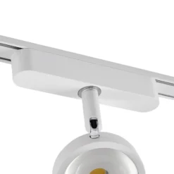 Sistema de rieles Lumaro de 48 V, focos, 5 luces, blanco, Ø 7 cm, atenuables