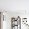 Sistema de rieles Lumaro de 48 V, focos, 7 luces, blanco, Ø 4 cm, atenuables