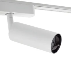 Sistema de rieles Lumaro de 48 V, focos, 7 luces, blanco, Ø 4 cm, atenuables