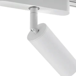 Sistema de rieles Lumaro de 48 V, focos, 7 luces, blanco, Ø 4 cm, atenuables