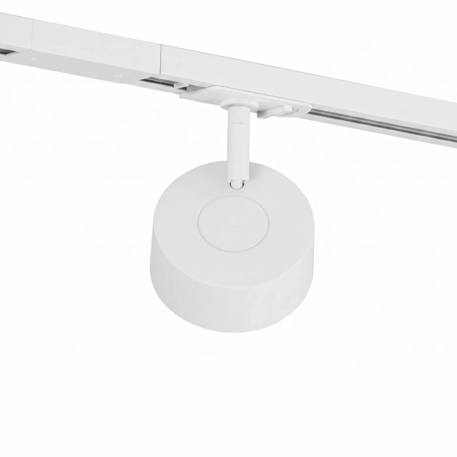 Sistema de riel Lindby Linaro, Ø 9,5 cm, 3 luces, LED, blanco