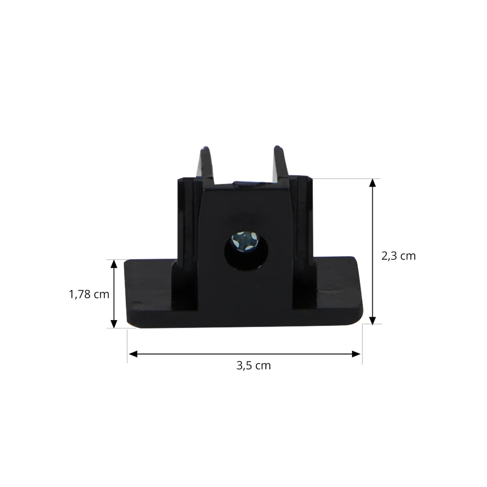 Sistema de riel Lindby Linaro, GU10, 4 luces, negro, Ø 9 cm