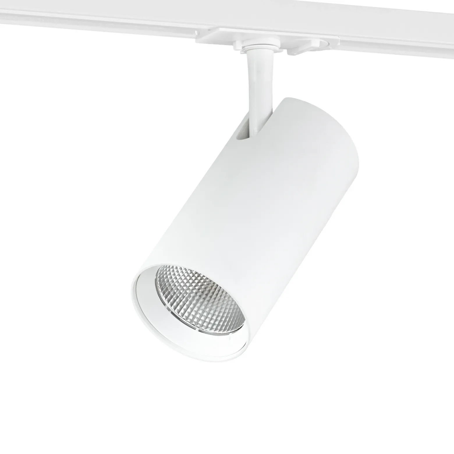 Sistema de riel Lindby Linaro, Ø 7 cm, 5 luces, LED, blanco, CCT
