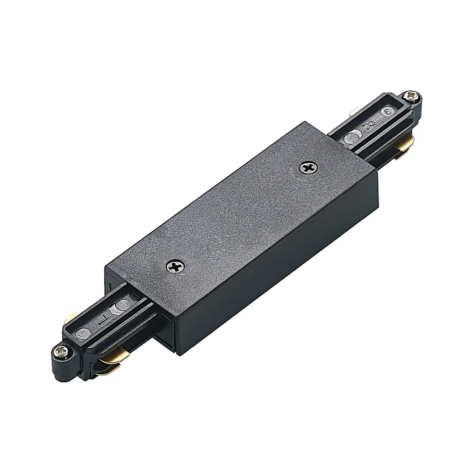 Sistema de riel Lindby Linaro, Ø7 cm, 4 luces, LED, negro, CCT