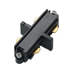 Sistema de riel Lindby Linaro, Ø 9,5 cm, 5 luces, LED, negro