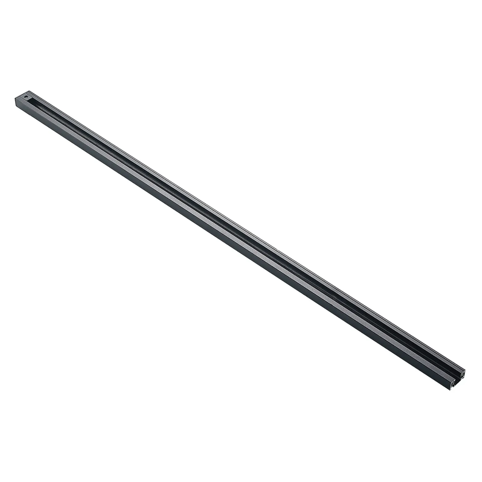 Sistema de riel Lindby Linaro, Ø 9,5 cm, 4 luces, LED, negro