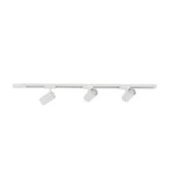 Sistema de riel trifásico Lindby, GU10, 3 luces, blanco