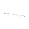 Sistema de riel 48 V Lumaro, focos, 5 luces, blanco, Ø 4 cm, CCT