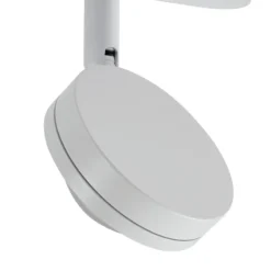 Sistema de riel 48 V Lumaro, focos, 3 luces, blanco, Ø 7,3 cm