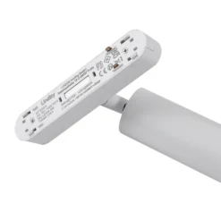 Sistema de riel 48 V Lumaro, focos, 5 luces, blanco, Ø 4 cm, CCT