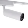 Sistema de riel 48 V Lumaro, focos, 9 luces, blanco, Ø 4 cm, 13 cm