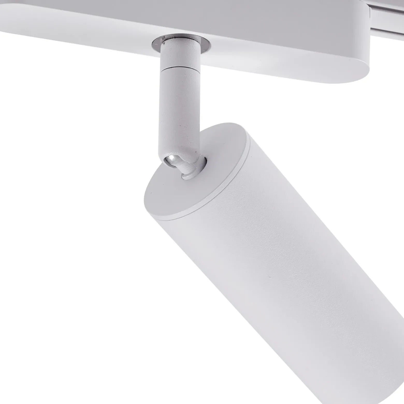 Sistema de riel 48 V Lumaro, focos, 9 luces, blanco, Ø 4 cm, 13 cm