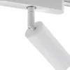 Sistema de riel 48 V Lumaro, focos, 9 luces, blanco, Ø 4 cm, 25 cm, atenuable