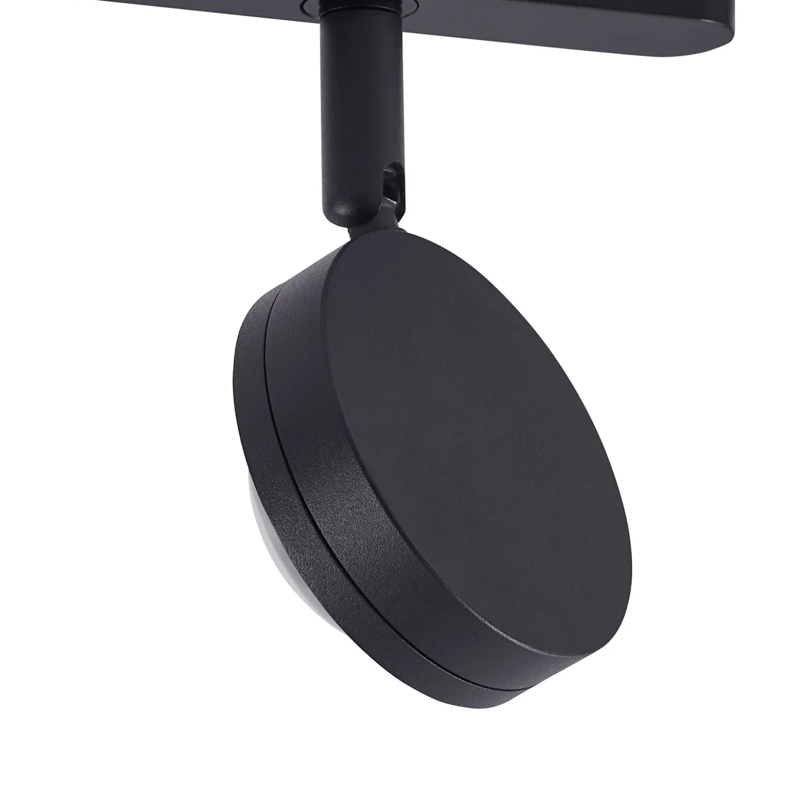 Sistema de riel 48 V Lumaro, focos, 3 luces, negro, Ø 7,3 cm