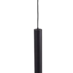 Sistema de riel 48 V Lumaro, pendular, 5 luces, negro, atenuable