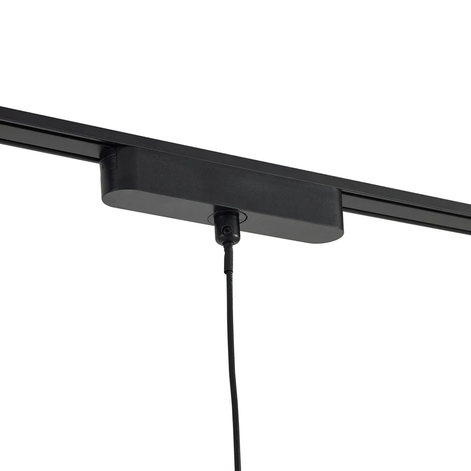 Sistema de riel 48 V Lumaro, pendular, 5 luces, negro, atenuable