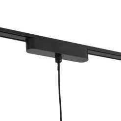 Sistema de riel 48 V Lumaro, pendular, bombilla tubular, 3 luces, negro