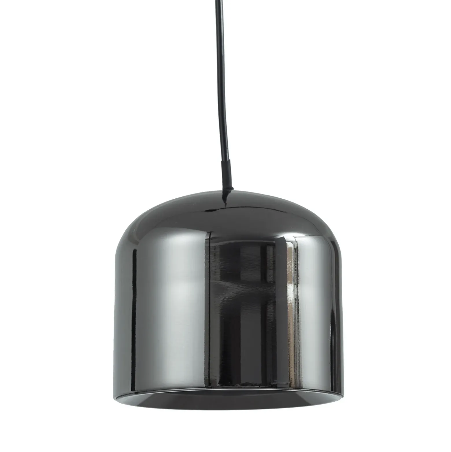 Sistema de riel 48 V Lumaro, pendular, cilindro, 3 luces, negro