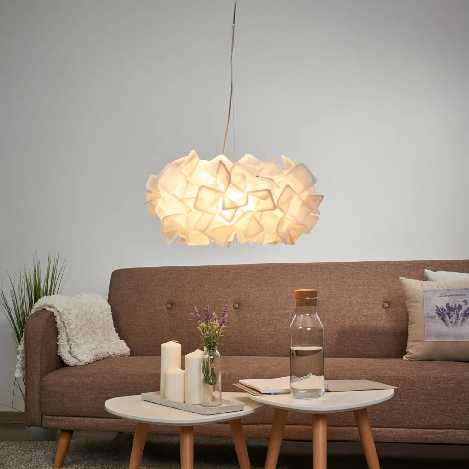 Slamp Clizia - Lámpara colgante de diseño, blanca