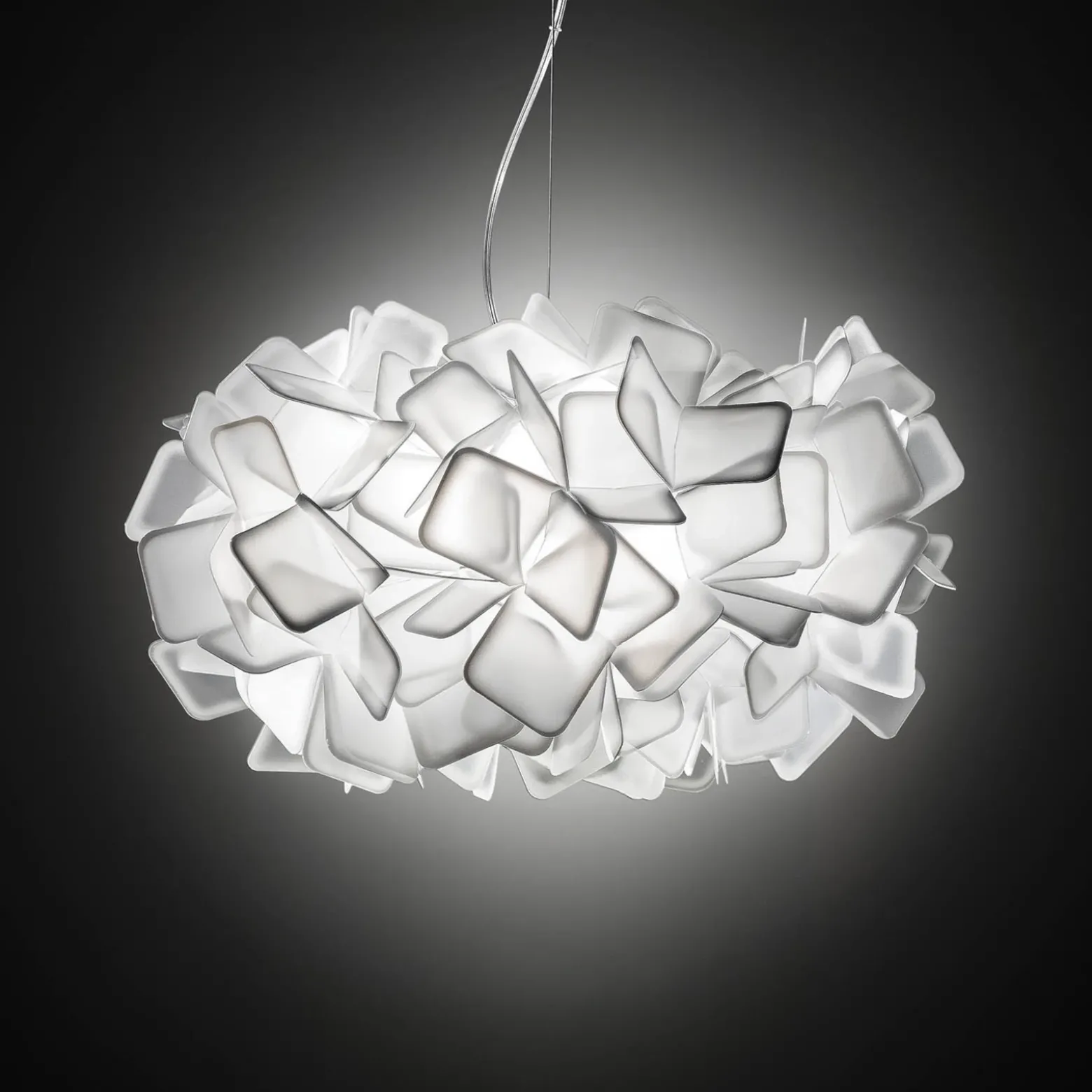 Slamp Clizia - Lámpara colgante de diseño, blanca