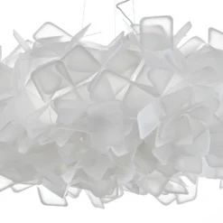 Slamp Clizia lámpara colgante, Ø 78 cm, blanco