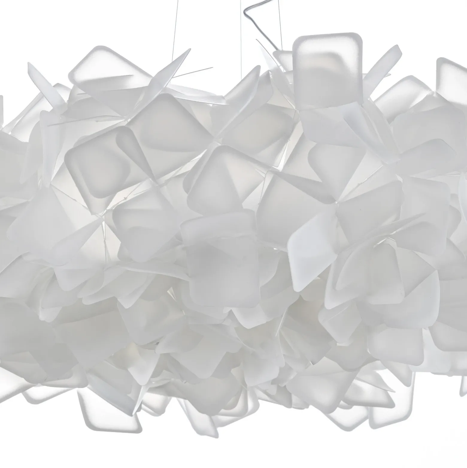 Slamp Clizia lámpara colgante, Ø 78 cm, blanco