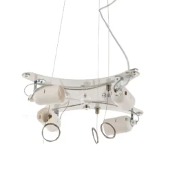 Slamp Clizia lámpara colgante, Ø 78 cm, blanco