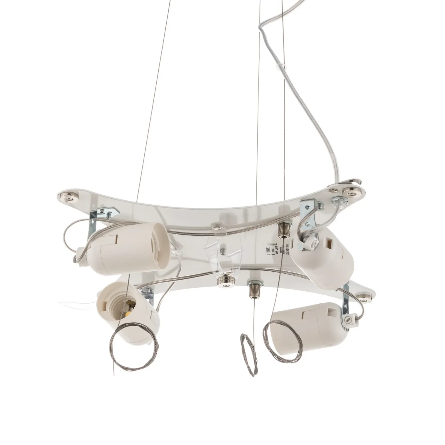 Slamp Clizia lámpara colgante, Ø 78 cm, blanco