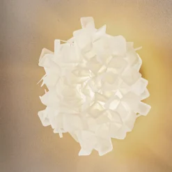 Slamp Clizia lámpara de techo, Ø 32 cm, blanco