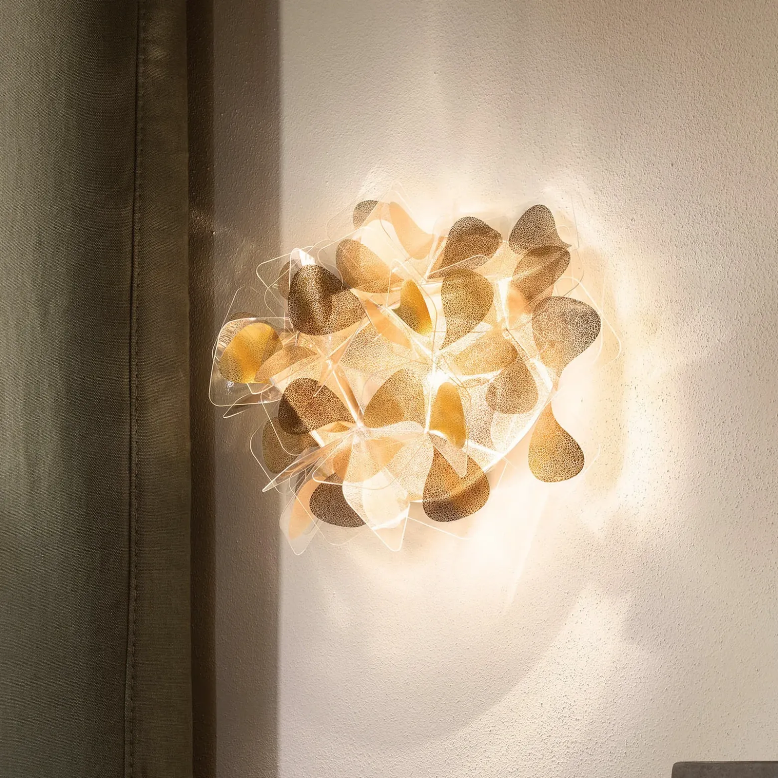 Slamp Clizia Mama Non Mama aplique 32x28cm oro