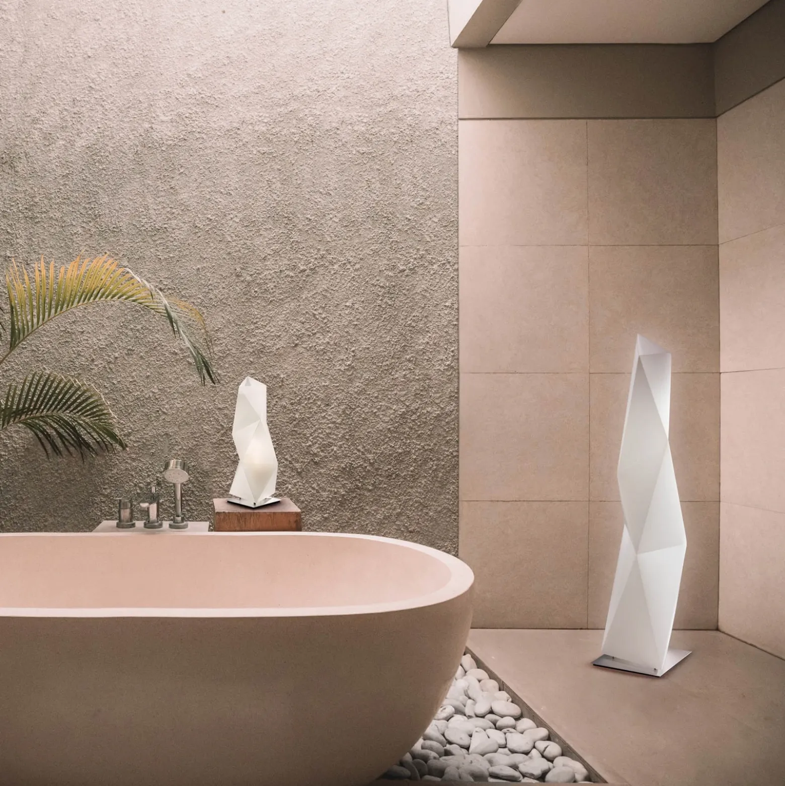 Slamp Diamond, lámpara de mesa de diseño, 45 cm