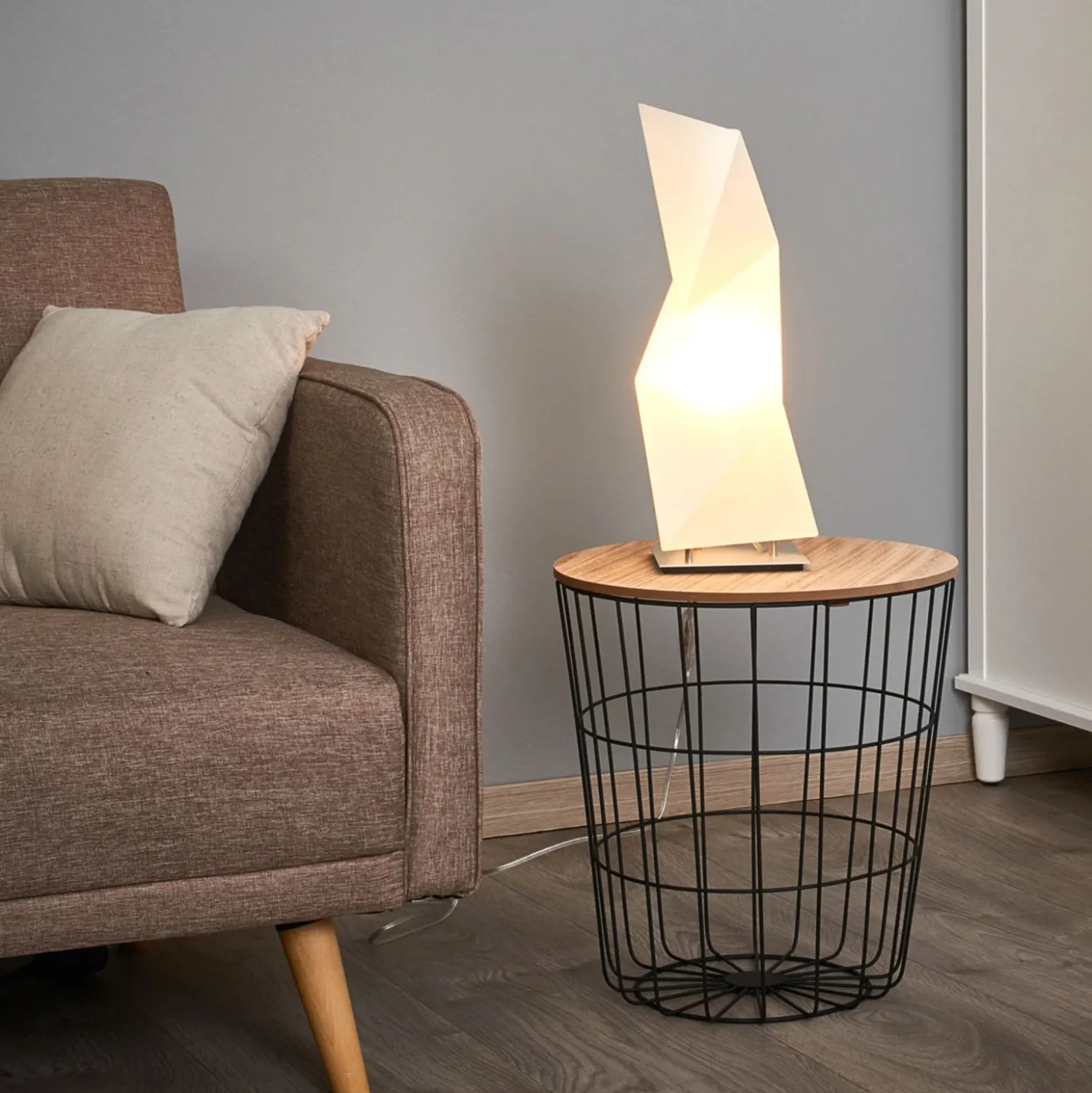 Slamp Diamond, lámpara de mesa de diseño, 45 cm