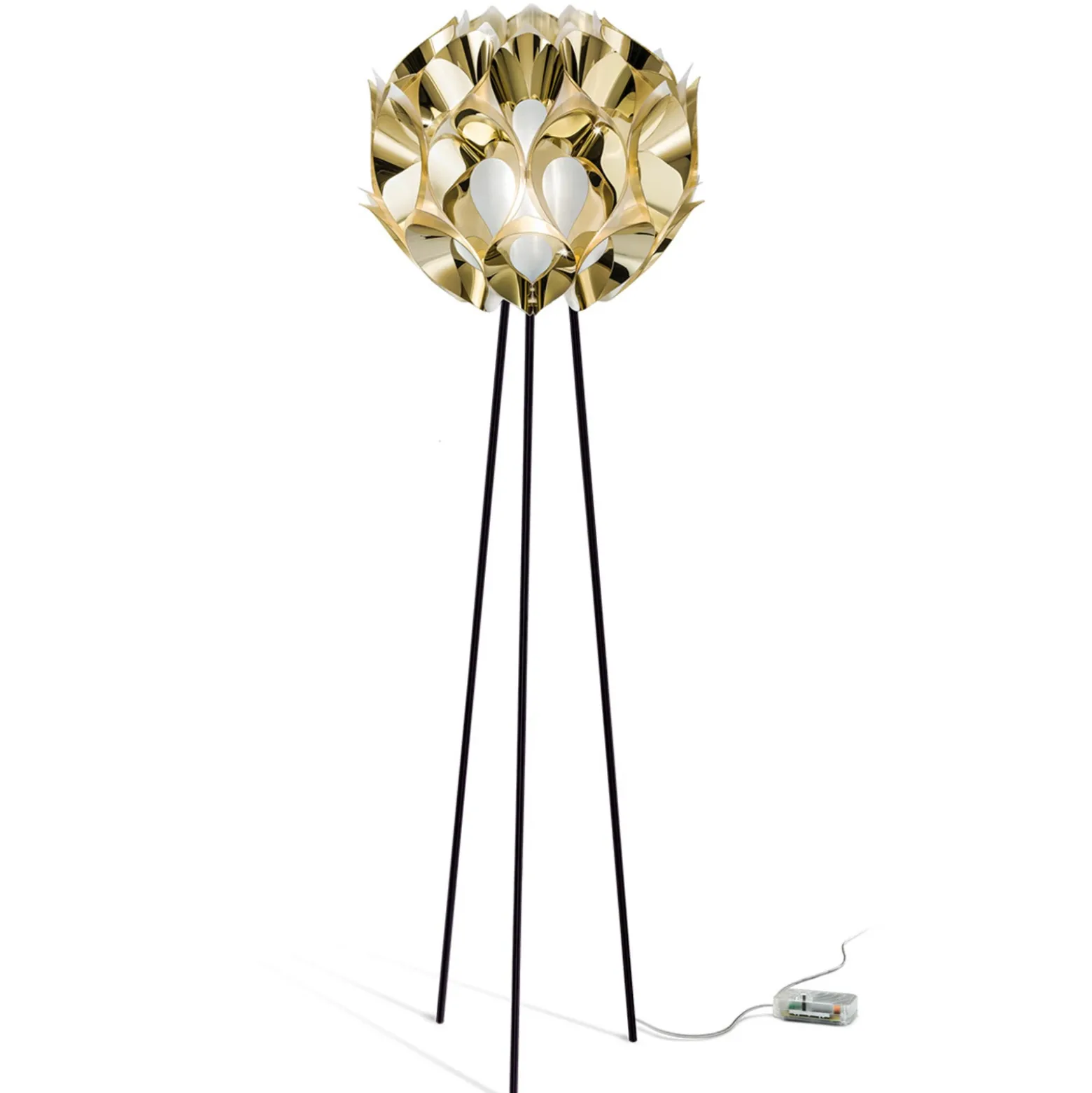 Slamp Flora - lámpara de pie de diseño, oro