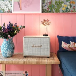 Slamp LaFleur Lámpara de mesa LED, batería recargable, terciopelo
