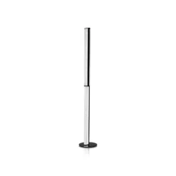 Slamp Lámpara de pie LED Modula twisted, plisada, negra