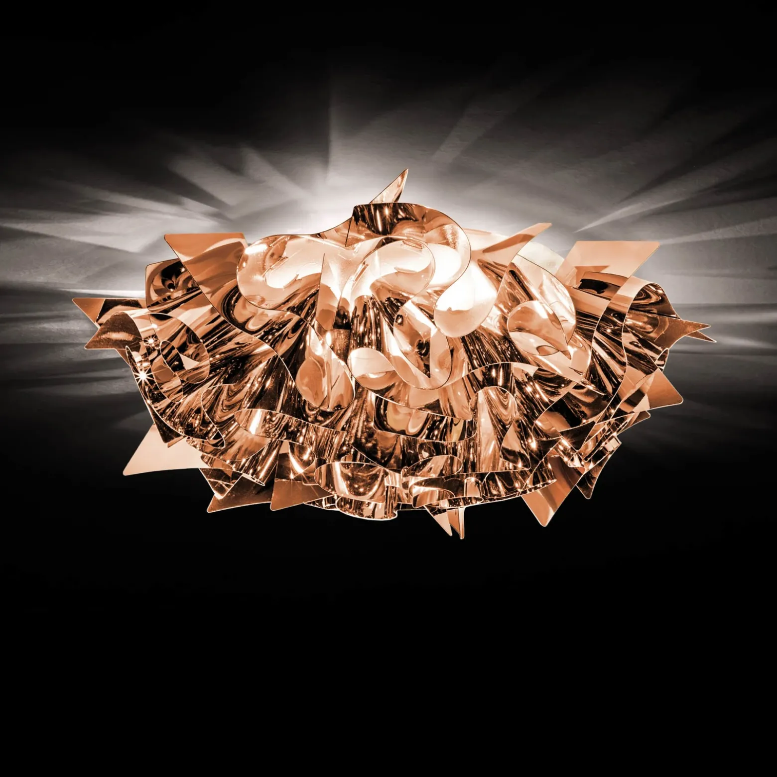 Slamp Veli lámpara de techo de diseño Ø 53cm cobre