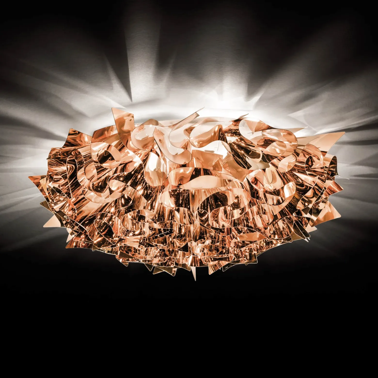 Slamp Veli lámpara de techo de diseño Ø 53cm cobre