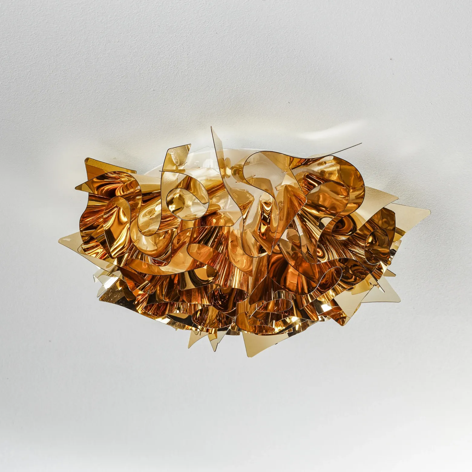 Slamp Veli Mini lámpara de techo diseño Ø 32cm oro