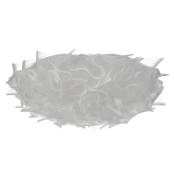 Slamp Veli plafón de diseño, Ø 78 cm, opalino