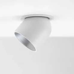 SLC Cup downlight empotrada LED blanco/plata 2700K